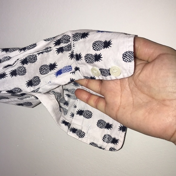 J.Crew Pineapple Shirt Size XXS​​​​ - Picture 2 of 6